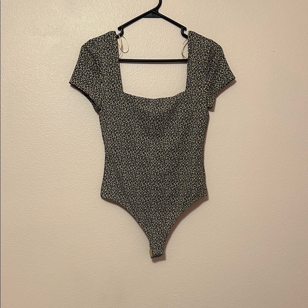 Leopard Print Women's Bodysuit